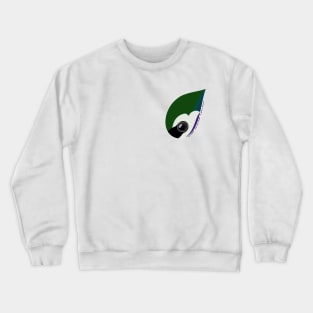 Violet-green Swallow (Small Text) Crewneck Sweatshirt